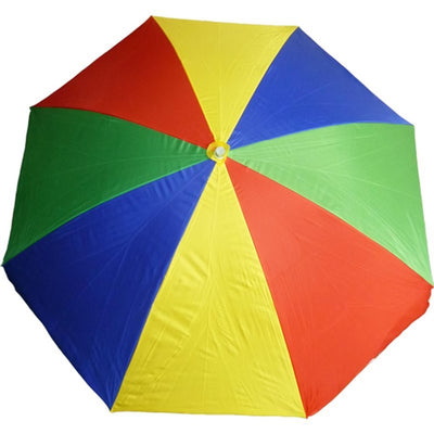 Aro houseware strandparasol 250cm gekleurde banen