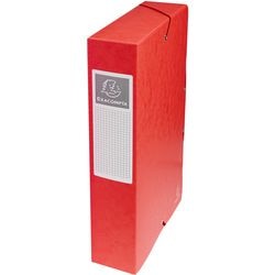 Caja de archivo exacompta 50605e a4 roja