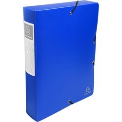 Exacompta 8x filing box pp 7 10th spine 60mm - a4 - assorted - 5980e