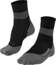 Falke ru calcetines de running estabilizadores con compresión de material funcional de lyocell para mujer negro - talla 39-40