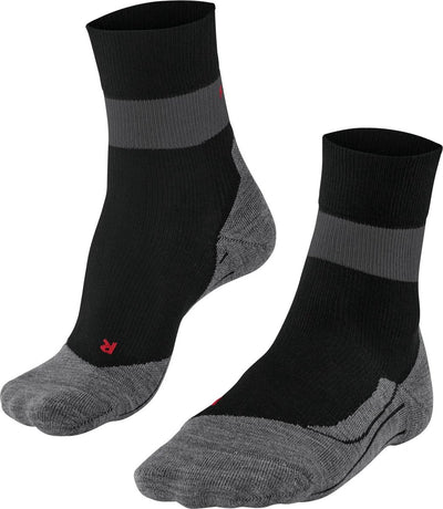 Falke ru stabilizing met compressie lyocell functioneel materiaal hardloopsokken dames zwart - maat 37-38