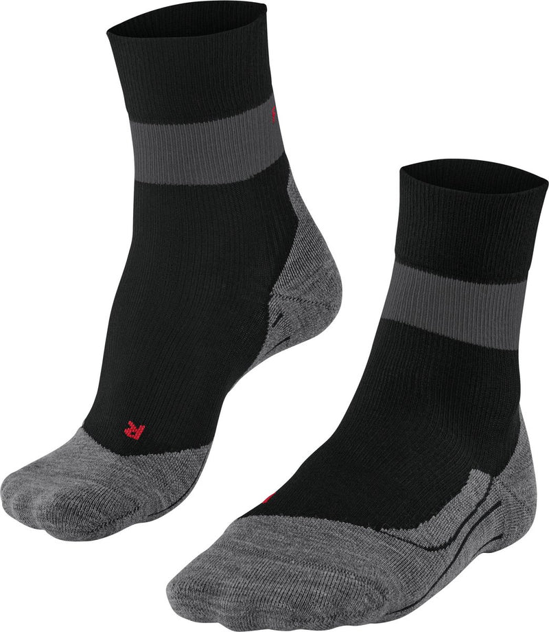 Falke ru stabilizing met compressie lyocell functioneel materiaal hardloopsokken heren zwart - maat 46-48