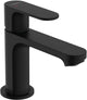 Hansgrohe rebris s - miscelatore per lavabo - funzionamento monocomando - cool start a risparmio energetico - con scarico automatico - dimensione 80 mm - nero opaco