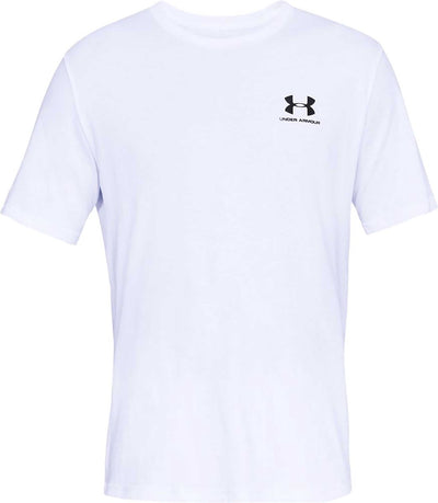Under Armor UA M Sportstyle LC SS-WHT men's sports shirt - white - black