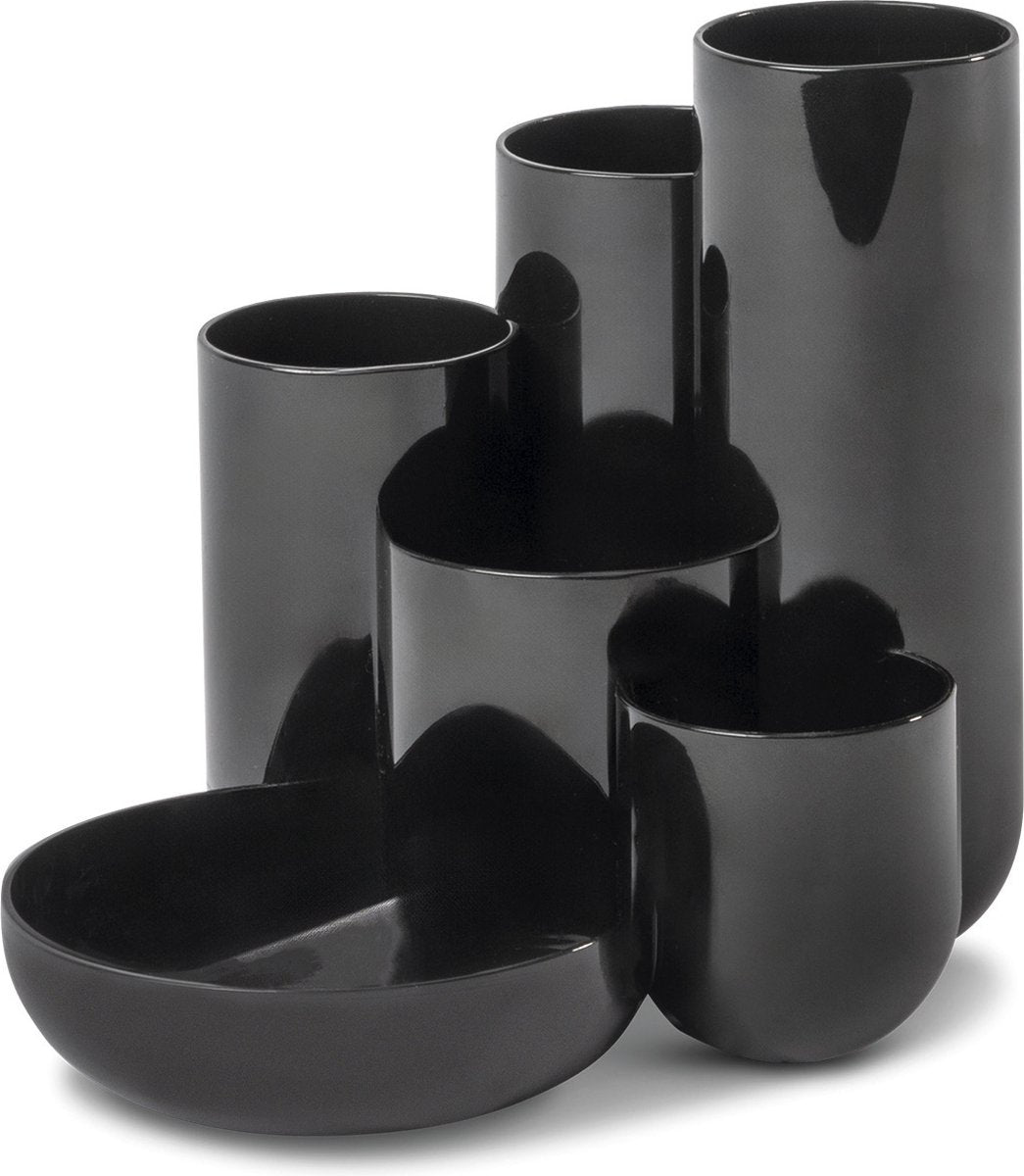 Astuccio portapenne Han - campus - 6 scomparti - nero - ha-17480-13
