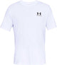 Under armour ua m sportstyle lc ss-wht heren sportshirt - wit - zwart