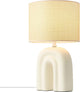 Nordlux haze-tafellamp-keramiek-textiel-e27-beige