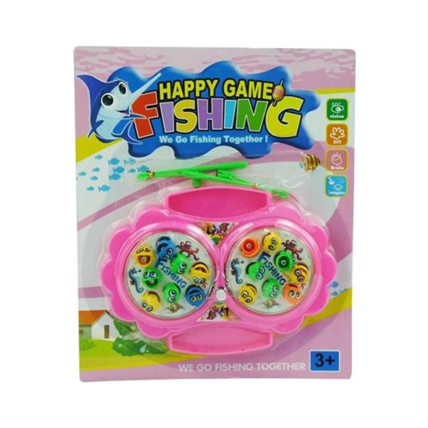 Aro gioco di pesca duo magnetico 2x8 pesci
