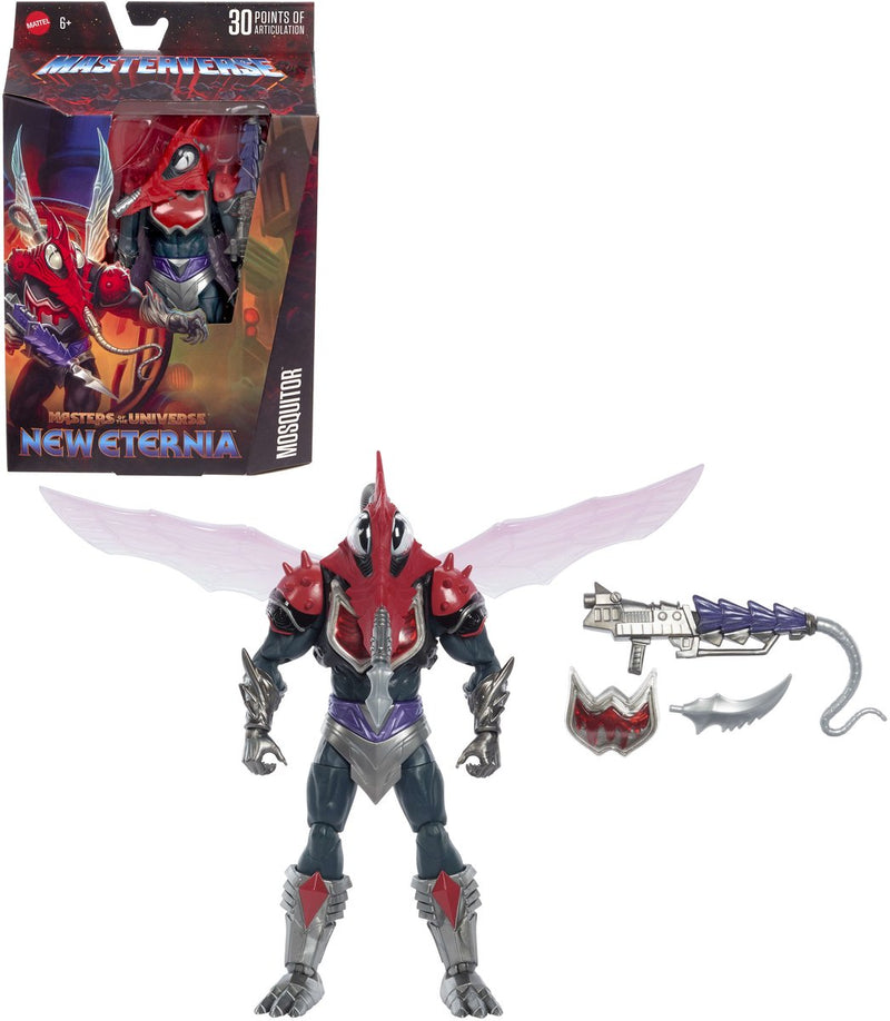 Mattel Masters of the Universe: nuova action figure Eternia Masterverse Mosquitor Action Figure da 18 cm