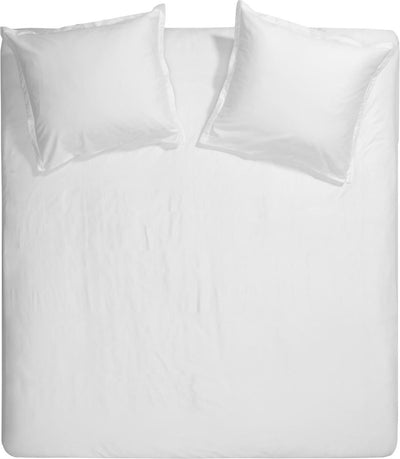 Copripiumino Cenerentola - letti gemelli - raso - 240x200 220 cm - bianco + 2 federe 60x70