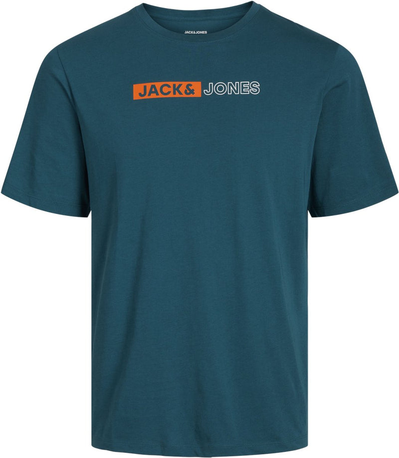 Jack Jones Jack Jones Plus Jjecorp Logo Tee Play SS O-N Noos Pls T-shirt da uomo - Deep Teal Play 5