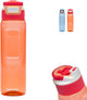 Botella Kambukka Elton 1l - naranja vibes con tapa 3 en 1 y fácil limpieza