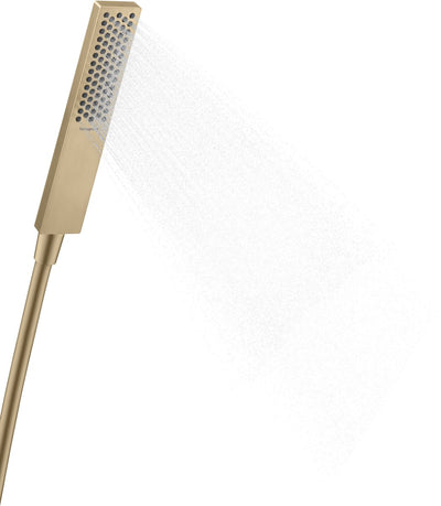 Hansgrohe pulsafy e bar doccetta 100 1jet ecosmart bronzo spazzolato