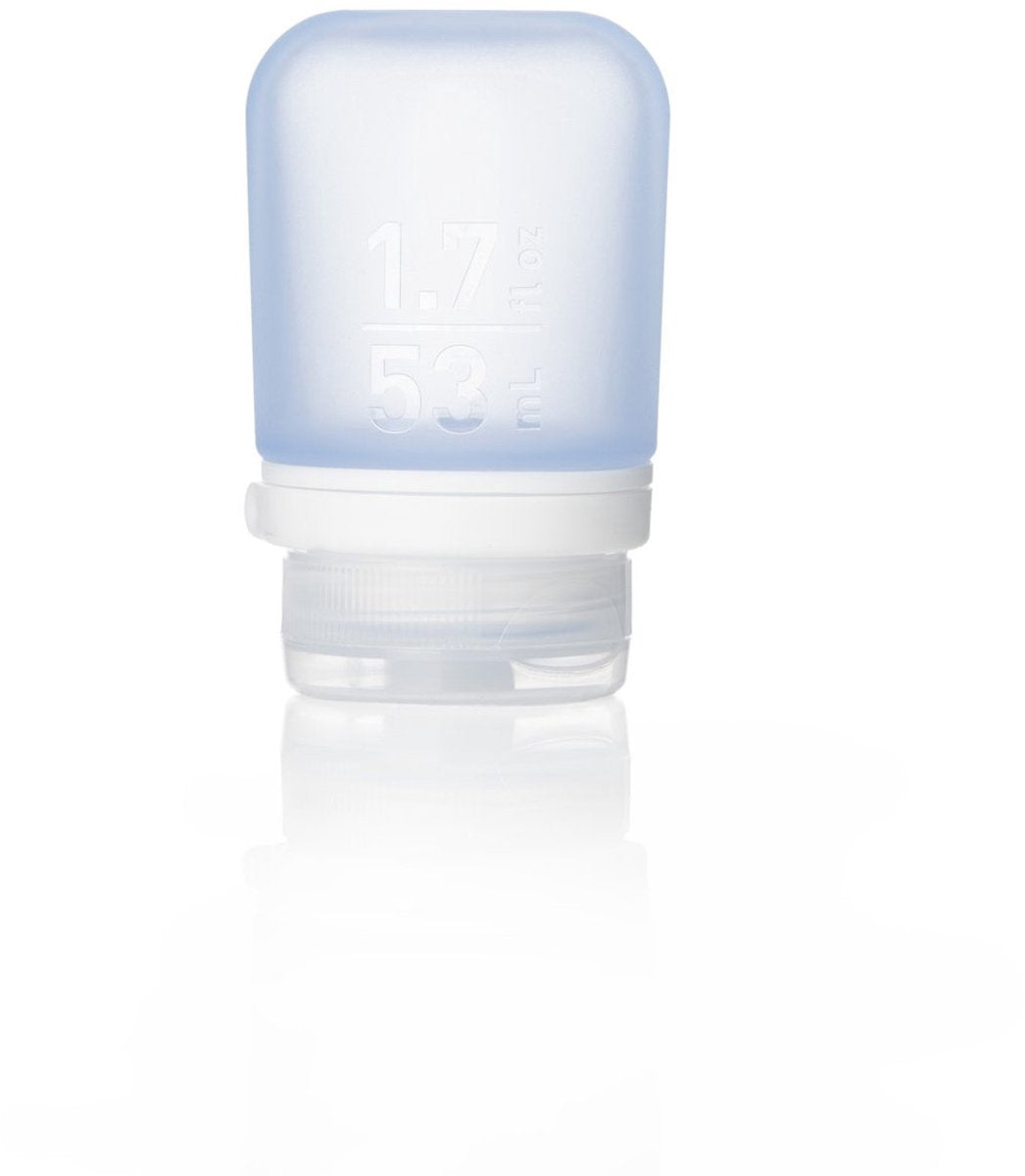 Human gear - gotoob+ - reisflesje - flacon - herbruikbaar - lekvrij - lichtgewicht - small - 53ml - blue