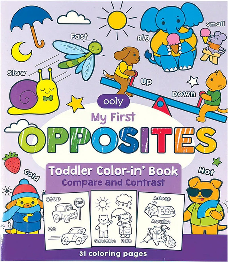 Ooly - libro para colorear para niños en edad preescolar - mis primeras contradicciones