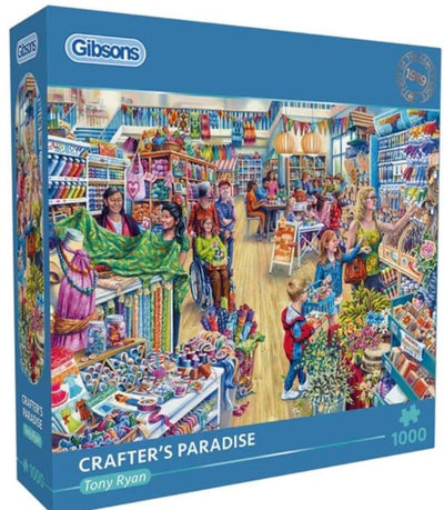 Gibsons - crafter's paradise (door tony ryan) - 1000 stukjes 68×49cm (b×h) - legpuzzel voor volwassenen