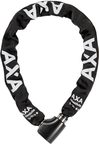 Lock de cadena AXA Absolute 9-90cm Arte ** Negro