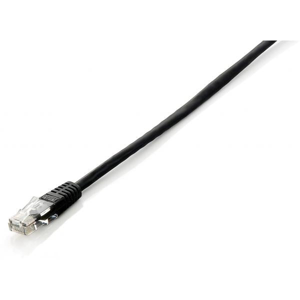 Equipaggiamento equipaggia 625457 cavo patch, u utp cat6 26awg 250mhz, 0,5 m, nero