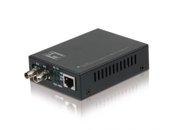 Levelone Levelone FVT-2002 da RJ45 a St Fast Ethernet Media Converter, 100Base-FX MMF ST Multi, 2km
