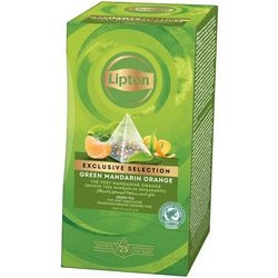 Tè verde lipton selezione esclusiva mandarino 25 pezzi