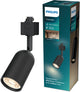 Philips led philips easylink shea - spot - gu10 fitting - maximaal wattage: 7w - zwart - railverlichting