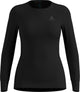 Odlo active warm lange mouw thermoshirt dames - zwart - maat m