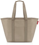 Bolsa de compras Reisenthel Markethopper - con compartimentos - 17 l - gris topo