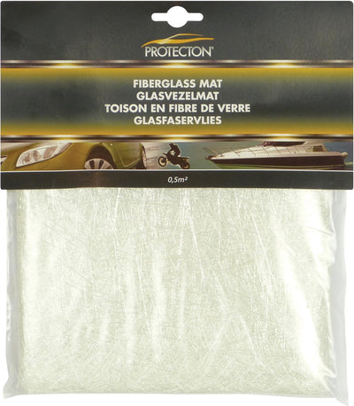 Tappetino protettivo in fibra di vetro - per riparare buchi e crepe di grandi dimensioni - per auto, barca, roulotte e tavola da surf - deve essere utilizzato con indurente in resina poliestere - dimensioni 40x127 cm (0,5 m²)