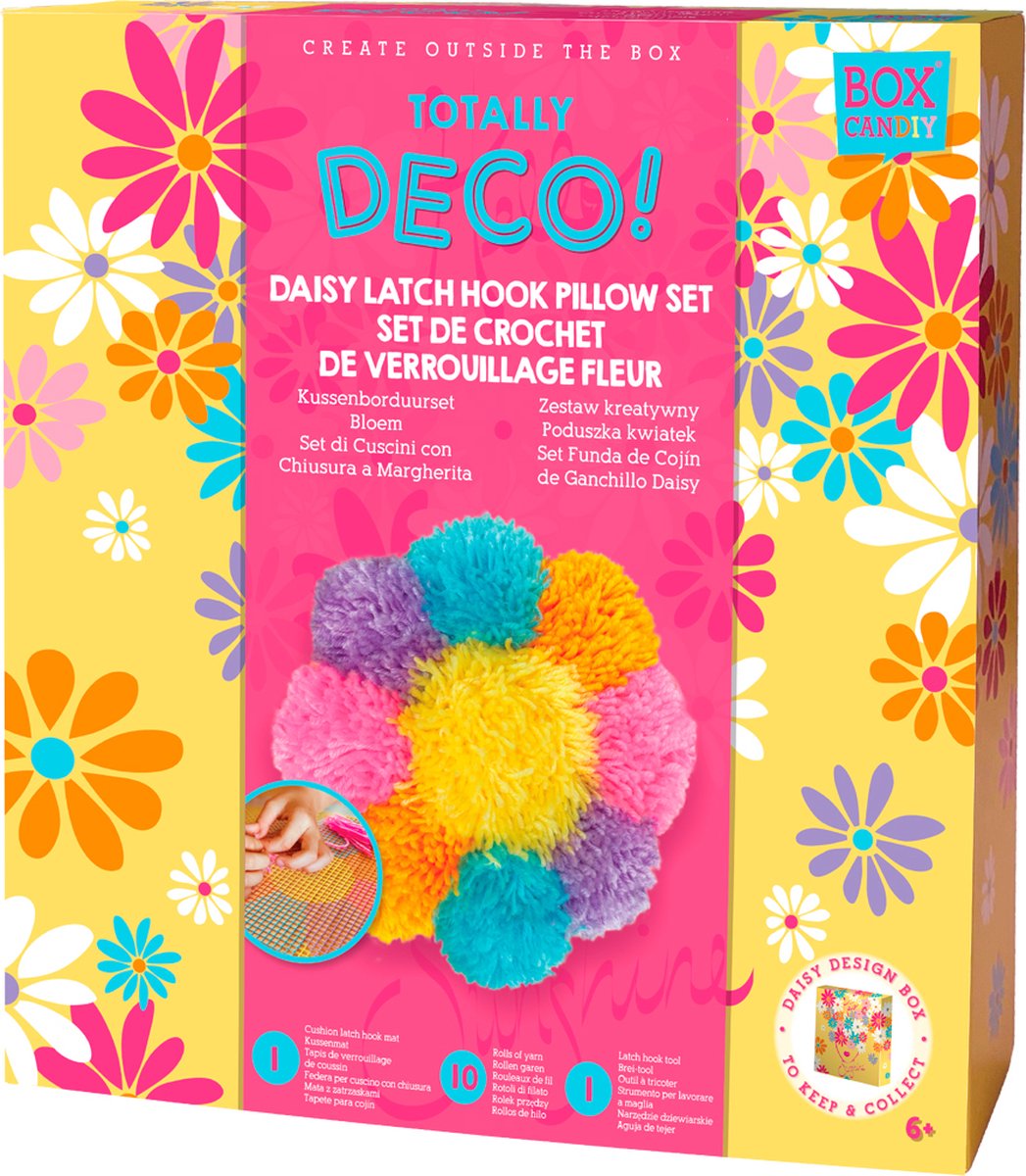 Box candy cushion embroidery set creative craft toys.