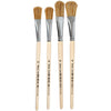 Pennelli per vernice e lacca Creative Company, misura 10+16, l: 13-18 mm, l: 13-17 cm, piatti, 4 pezzi 1 scatola