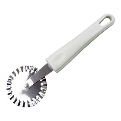 Aro houseware pizzasnijder rvs met wit kunststof heft