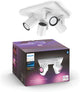 Philips hue argenta opbouwspot - wit en gekleurd licht - 4-spots - wit
