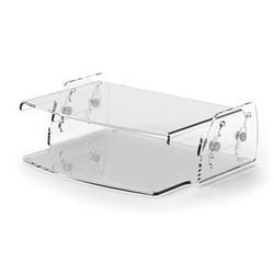 Supporto per monitor trasparente 105 x 320 x 256 mm