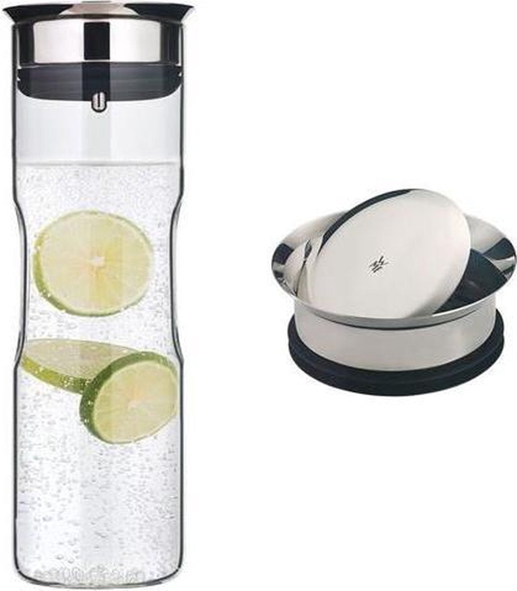 Wmf motion - caraffa per acqua - 1,25 l - acciaio inossidabile - design moderno - antigoccia