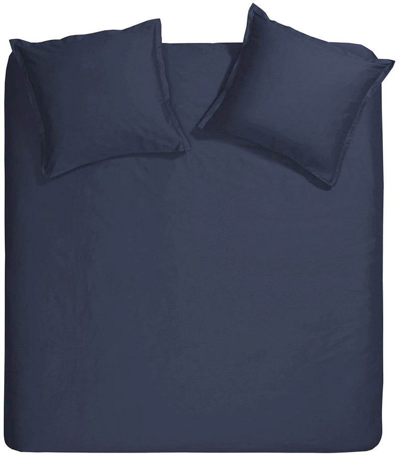 Copripiumino Cenerentola Sundays - extra large - satin - 260x200 220 cm - blu + 2 federe 60x70