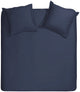 Copripiumino Cenerentola Sundays - extra large - satin - 260x200 220 cm - blu + 2 federe 60x70