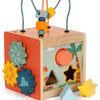 Small foot - houten activiteitenkubus motoriekspiraal dino