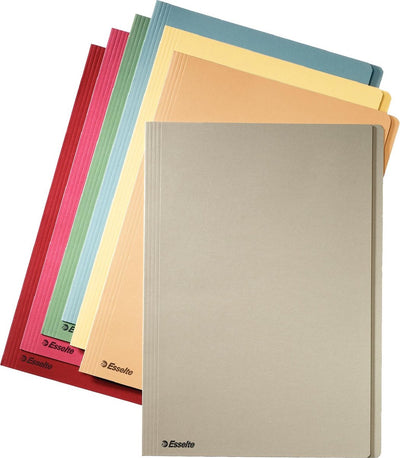 Carpeta de archivos Esselte 100x formato folio azul