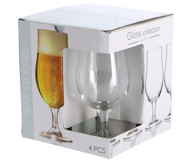 No brand bierglas 370ml set 4 stuks | 6 stuks