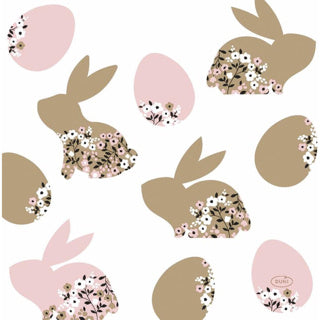 Easter napkins Blooming Bunnies 33x33 cm