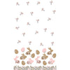 Duni paas tafellaken blooming bunnies 138x220 cm | 2 stuks