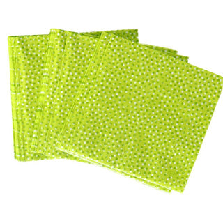 Napkins playful dots kiwi 33x33 cm