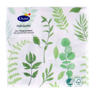 Napkins greenery 24x24 cm