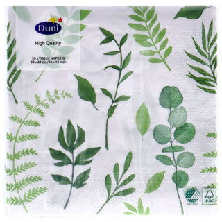 Napkins Greenery 33x33 cm