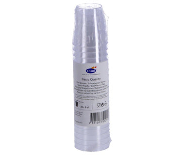 Duni duni shotglas usa e getta 30 ml 20 pezzi trasparenti