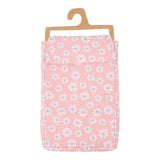 Daisy flowers tafelloper roze 50x140 cm | 3 stuks - afbeelding 2