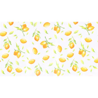 Mantel Duni limón 138x220cm