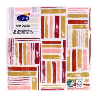 Servilleras Duni Golden Impuls 24x24 cm