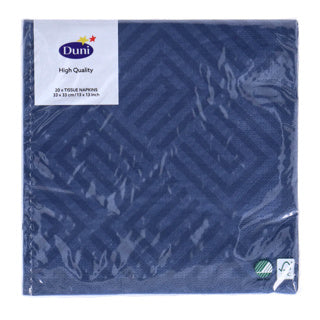 Duni tovaglioli da tovaglioli blu scuro 33x33 cm