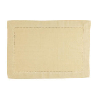 Lino più placemat indi pampas giallo 35 x 50 cm set o 4